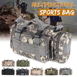 Bags Multifunctional Outdoor Sports Hiking with Zippers Nylon Oxford Cloth Tactical Shoulder Bag Waist Pack Handbag First Aid Kit