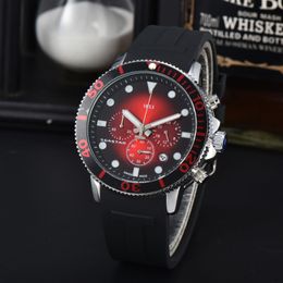 Six needles Full Function calendar Multifunction Chronograph Sapphire Men luxury designer Automatic quartz watch Mens 6 hands Watches wristwatch 3 Eyes