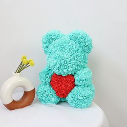 Valentine's Day Gift Rose Bear Handmade DIY Material Pack Rose Petal Bear Mold Wedding Decoration