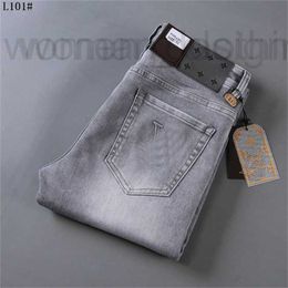 Men's Jeans Designer jeans mens pants linen Hip Hop Men Distressed Ripped Biker Slim Fit Motorcycle Denim For M-3XL VI3C designer jeans for men 59H9