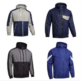 Mens Jackets Jersey Hoodie Sport Windbreaker Running Jacket Street Fashion Multiple Colour Outerwear Coats Football Training Suit M-4X 404