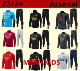 2023 2024 PEPE SAKA Pink arsen tracksuit Football soccer jerseys 23 24 Gunners training suit ODEGAARD THOMAS TIERNEY SMITH ROWE Transport Men Kids sportswear kit 666