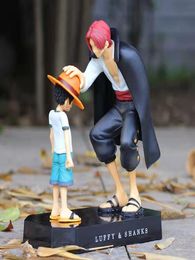 18cm One Piece Anime Figure Four Emperors Shanks Straw Hat Luffy Action Figure One Piece Sabo Ace Sanji Roronoa Zoro Figurine6342527