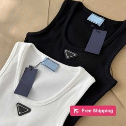 Women's T-Shirt Womens tank top designer Vest Triangle Summer Top T-shirt Vest Casual Sleeveless vest classic style Available in a variety of colors CZVO