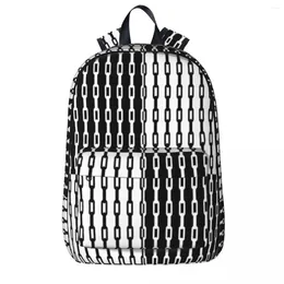 Backpack Mod Two Tone Chain Link Cool Backpacks Youth Cycling Large School Bags Custom Rucksack