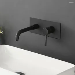 Bathroom Sink Faucets Faucet Brass Basin Hidden Cold And Water Into The Wall To Instal Facilities