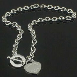 Hot sell Birthday Christmas Gift 925 Silver Love Necklace Bracelet Set Wedding Statement Jewelry Heart Pendant Necklaces Bangle Sets 2 in 1 womens62