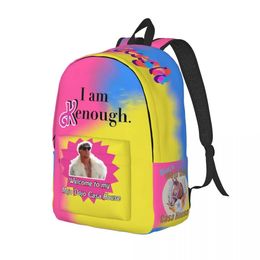 Bags I Am Kenough Fashion Backpack Sports Travel Bag Business Ryan Gosling Mojo Dojo Casa House Daypack for Men College Canvas Bags