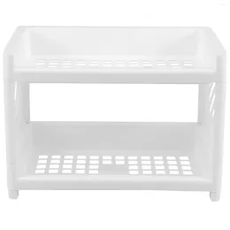 Storage Boxes Bathroom Cosmetics Rack Double-layer Desktop Stand Desk Organiser Skincare