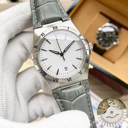 Men and Women Watch Precision and Durability 39mm Automatic Mechanical Movement Watch Leather Strap 904L Stainless Steel dial Watch Waterproof Luminescent Watch