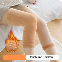 Knee Pads 1Pair Breathable Anti Cold Plus Gold Velvet Winter Thicken Kneepad Protector Prevent Arthritis Plush