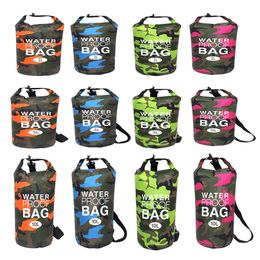 Bags 2l/5l/10l/20l Outdoor Dry Waterproof Bag Dry Bag Sack Waterproof Floating Dry Gear Bags for Boating Fishing Rafting Swimming