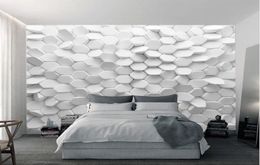 3D Vision Irregular Pentagon Ordering Custom Modern Wallpaper The New Abstract Geometric Figure Wall Mural Wallpaper For Living2452366