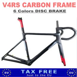 T1100 V4RS Carbon Frame Road Bike Frames BB86 Disc Brake Racing Bicycle Framekit RVBK SDM3 XDB DPD