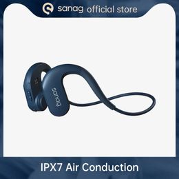 Earphones Sanag A15S PRO earphone wireless Bluetooth headset openear air conduction sport headphone IPX7 waterproof swim