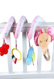 Newborn Animal Soft Rattles Teether Toy Bed Hanging Bell Plush Toys Doll Cute Elephant Donkey Baby Infant Gifts 01Y9745101
