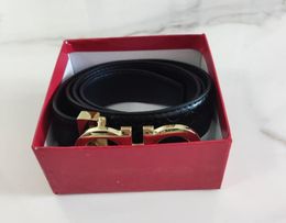 Luxury designer Belt G Buckle Fashion Genuine Leather Women Belts For men Letter Big gold classical