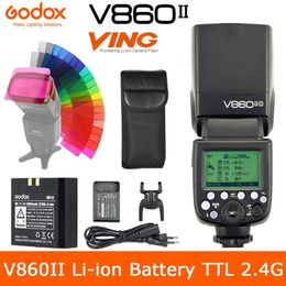 accessories Godox V860ii V860iic V860iin V860iis V860iif V860iio Ttl Hss Liion Battery Speedlite Flash for Canon Nikon Sony Fuji Olympus