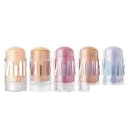 Foundation Primer Milk Makeup Matte Blur Stick Luminous Holographic Highlighter 5 Shades Genuine Quality Imperfection Concealer And B Ot8B0