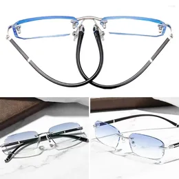 Sunglasses Eye Protection Anti-Blue Light Reading Glasses Ultralight Blue Ray Blocking Hyperopia Anti Fatigue PC