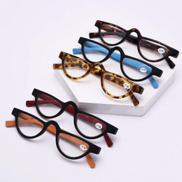 Sunglasses Small Cat Eye Reading Glasses Women Men Retro Fashion Ultralight PC Plastic Full Frame Clear Lenses Presbyopic Eyeglasses R248