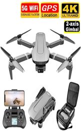 New GPS Drone with 5G WiFi FPV 2Axis 4K Dual Camera AntiShake Gimbal 2000m Image Transmission Brushless Pro drone vs F316119256579939