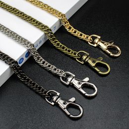 5Pcs 40-120CM Metal Durable Weaved Bag Strap Replacement Crossbody Fashion Handbag Chains Shoulder Strap For Bag Fish Buckle 240112