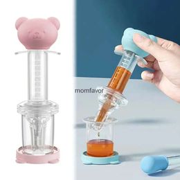 New Baby Bottles# New Cute Bear Baby Medicine Feeder Infant Needle Feeder Squeeze Medicine Dropper Newborn Smart Medicine Dispenser Baby Stuff