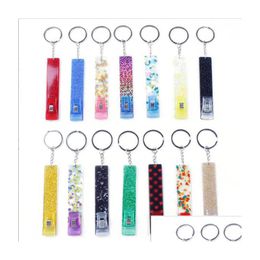 Credit Card Pler Keychains Acrylic Debit Bank Grabber Long Nail Atm Keychain Cards Clip Nails Key Rin Drop Delivery Otmxj