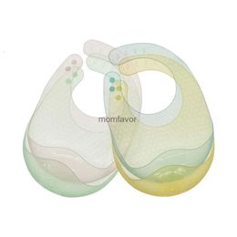 New Bibs Burp Cloths Baby Bibs Silicone Waterproof Bibs for Baby Dirty Prevention Training Feeding Bibs for Kids Baby Food Accessories Baby Stuff