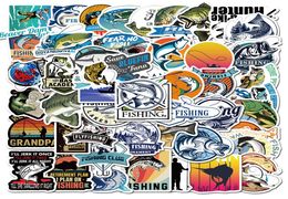 50PCS Fishing Stickers Sports Graffiti Stickers for DIY Laptop Skateboard Motorcycle Decals7929491