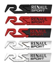 Car Sticker Emblem Decal for Renault RS Sport Clio Scenic laguna Logan Megane Koleos Sandero Safrane Vel Satis Arkana Talisman4143860