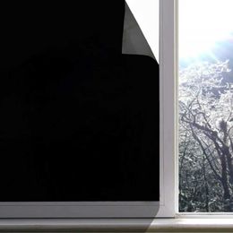 Wall Stickers Blackout Opaque Window Sticker Static Cling 100% Light Blocking PVC Frosted Dark Tint Film Privacy Protection Window Coveringvaiduryd