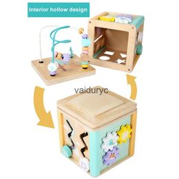 Sorting Nesting Stacking toys Wooden Toy Storage Box Activity Cube High-quality Learning for Toddlers ldren's Early Education Puzzle Toysvaiduryc