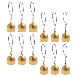 Party Supplies 12pcs Metal Bells Vintage DIY Hanging Rope Christmas Tree Decor