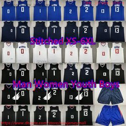 Custom S-6XL 2 Kawhi Leonard Jersey 2024 New City Basketball 13 Paul George Westbrook James Harden Jerseys Shorts Stitched Home away Breathable Sports Shirts