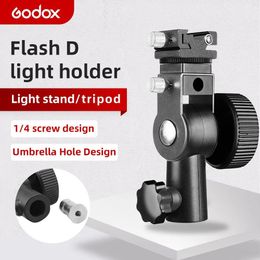 Bags Godox Type D Flash Hot Shoe Umbrella Holder Mount Bracket for Speedlite