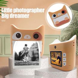 Connectors Wifi Kids Camera Instant Print with Video Vlog Photo Shoot Feature Cartoon Digital Cameras for Children's Educational Toys