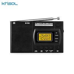 Radio Full Band Radio Fm Am Sw Led Digital Display Screen Clock Usb Player Portable Speaker Radio Antenna Scalable Digital Radio