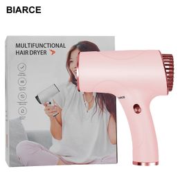 Wireless Portable Hair Dryer Home Travel Quick Dry Anion Charging Dualuse Usb Car Electric 240112