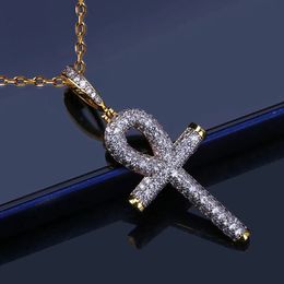 Hip Hop Cross Pendants For Men And Women With Certificate Charm Jewellery 100% 925 Sterling Silver Christmas Gift Trend 240112