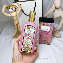 Designer Brand Flora Perfumes For Women Gardenia Cologne 100ml Woman Sexy Jasmine Fragrance Spray EDP Parfums Royal Essence Wedding PerfumeJM90