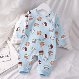 New Cosplay Baby Romper Soft Cotton Baby Boy Jumpsuit Cute Cartoon Printed Baby Girl Jumpsuit 0-18M Baby Romper Baby Clothing Baby Supplies