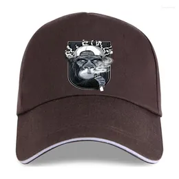 Ball Caps Cap Hat Men'S Summer Style Fashion Swag Monkey Cigarette Vaping Smoke Mens Baseball For Men