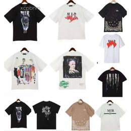 Ink Printed T-shirt Men Cotton Casual Tees Short Sleeve Oversize Hip Hop Streetwear Tshirts Euro Size J3mg# 179 -shirt ees shirts