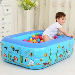 Baby Inflatable Swimming Pool Home Bathtub for Toddler Infant Bathing Tub Summer Water Games Ball Pits for Kids 240112