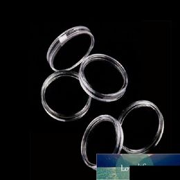 Other Home Storage & Organisation 10Pcs/Set Plastic Storage Clear Round Coin Po Holder 2M Cases Display Case Collect Drop Delivery Hom Dh5Gw