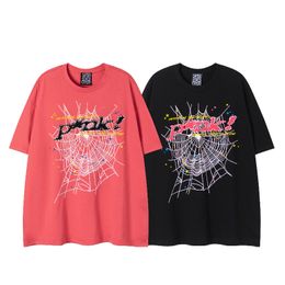 Men's Tshirts Designer t Shirt Spider Foam Men Women Pure Cotton t Shirts Street Pop Fashion Short Sleeve Multiple Colours Usa Size Sxl