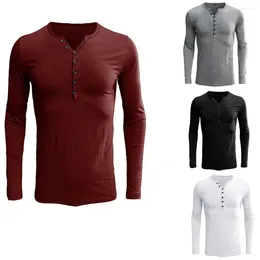 Men's T Shirts 2024 Autumn And Winter Fashion European American T-shirt Long Sleeve Bottom Shirt