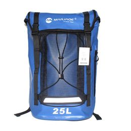 Bags 25L Trekking PVC Waterproof Bag Dry Bag Outdoor Camping Swimming Trekking Drifting Backpack Travel Ocean Pack Men Women 2020